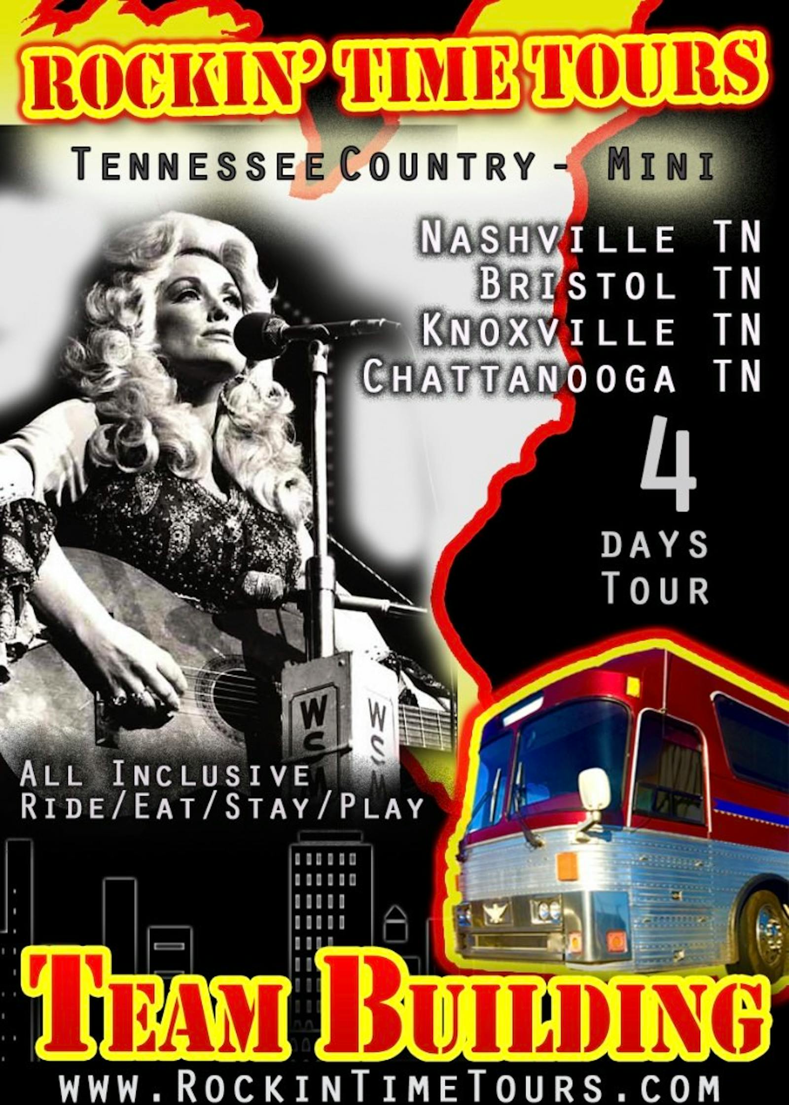 Tennessee Country four-day mini tour artwork