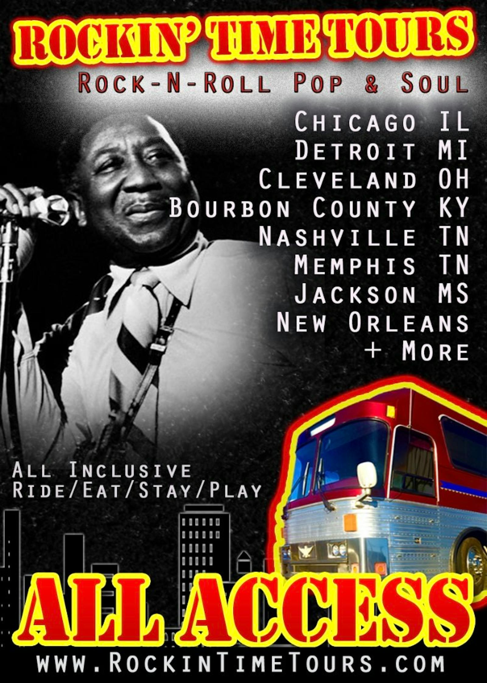 Rock ’n’ Roll all-access tour artwork