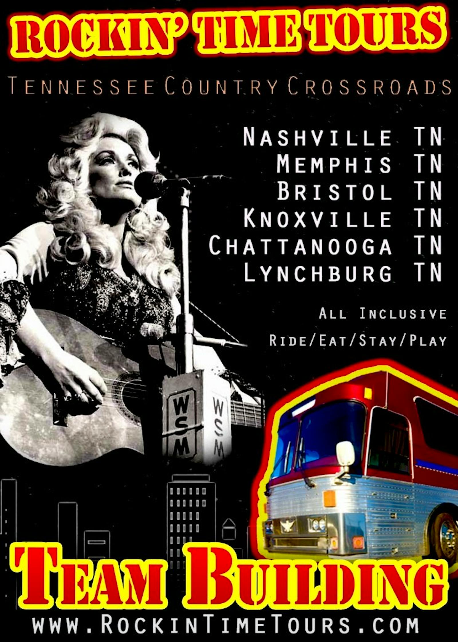 Tennessee Country Crossroads six-day team-building tour artwork